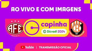 JOGO COMPLETO FERROVIÁRIA X CARAJÁS PA  PRIMEIRA FASE  COPINHA SICREDI 2024 [upl. by Darmit198]