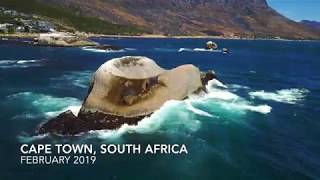 Aerial View of Camps Bay Cape Town [upl. by Nyrtak]