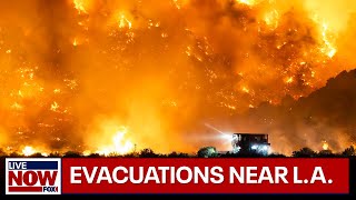 Californias Post Fire forces evacuations  LiveNOW from FOX [upl. by Nitsed]