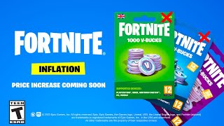 Inflation is hitting Fortnite PRICE RAISES [upl. by Guyon592]