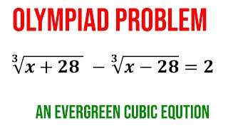 A Cubic Equation Problem from Olympiad Exam I SAT I MCAT I Xth I KVYP I NTSE I GRE I PreMath [upl. by Tessa883]