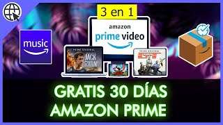 Cómo OBTENER Amazon Prime GRATIS por 30 Días 🔥 [upl. by Llenrahc]