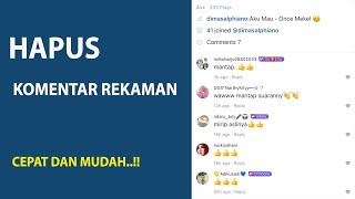 CARA MENGHAPUS KOMENTAR STARMAKER [upl. by Alenoel]