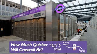 How Much Quicker Is The Elizabeth line [upl. by Aiveneg69]