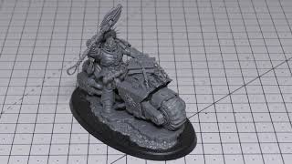 Space Marines  Primaris Chaplain on Bike  Review WH40K [upl. by Lahpos86]