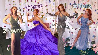 Prom dresses you can make QUICK or u can wear them on a red carpet if ur 2 old 4 prom [upl. by Notse603]