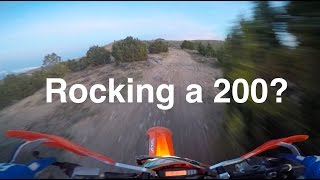 Riding a KTM 200 XCW for the First Time  Episode 250 [upl. by Previdi]