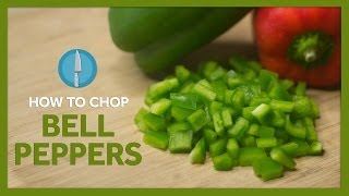 How To Chop Bell Pepper [upl. by Aikahc462]