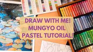 Paint with Me Mungyo Gallery Soft Oil Pastel Tutorial [upl. by Aineval]