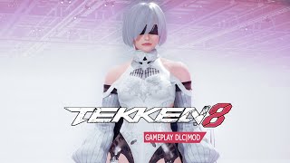 Reina Sensei 2B Beauty Gameplay  Tekken 8 Mod [upl. by Neiviv]