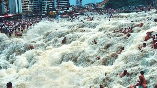 Top 35 minutes of natural disasters caught on camera Most hurricane in history Korea [upl. by Nylecyoj]