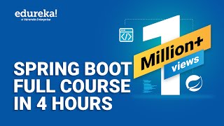 Spring Boot Full Course  Learn Spring Boot In 4 Hours  Spring Boot Tutorial For Beginner  Edureka [upl. by Notnelc]