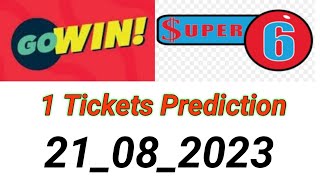 GoWin Super 6 lottery Prediction 21082023  UAE daily lottery [upl. by Elacim901]