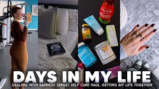 VLOG target self care haul dealing with sadness getting my life back on track [upl. by Emerej]