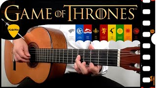 GAME OF THRONES 👑  GUITAR Cover  MusikMan N°092 [upl. by Noyk]