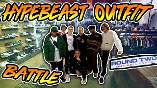 Ultimate Hypebeast Outfit Challenge at Round Two ft PAQ [upl. by Yonah]