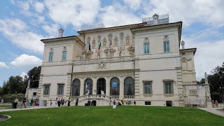 Galleria Borghese Rome 9523  Walk Around [upl. by Anders]