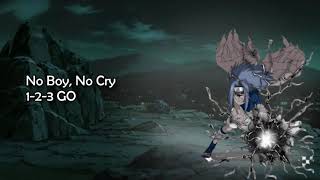 Naruto OP 6  No Boy No Cry Lyrics [upl. by Aicilaf554]