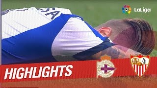 Resumen de Deportivo de la Coruña vs Sevilla FC 23 [upl. by Adyam553]