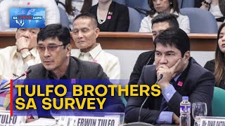 Tulfo brothers halos pantay na sa senatorial survey  STL [upl. by Beaumont450]