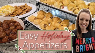 EASY HOLIDAY APPETIZERS  QUICK PARTY FOOD RECIPES  HOLIDAY PARTY APPETIZERS [upl. by Quirk]