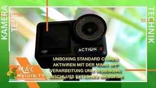 DJI Osmo Action 4  Erste Schritte rund um diese Kamera [upl. by Celtic721]