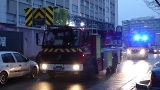 Sapeurs Pompiers Lyon Engins Incendie compilation [upl. by Hollister]