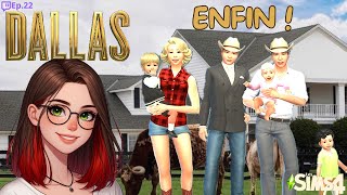 La famille Ewing au complet 1970 DECADES CHALLENGE Sims 4 [upl. by Eadrahs]