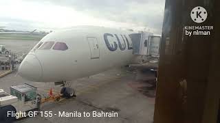 Gulf Air  Economy Class  MANILA to Bahrain  Flight GF 155 [upl. by Mossolb]