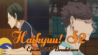 Yamaguchi vs Oikawa  Haikyuu S2 Episode 22 Breakdown [upl. by Airan589]