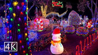 4K 🎄 Christmas Lights  Loomis California [upl. by Carlstrom]