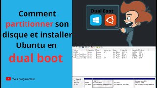 Comment partitionner son disque et installer Ubuntu en dual boot [upl. by Ahsimak621]