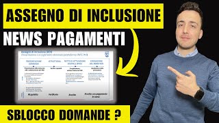 ASSEGNO DI INCLUSIONE news PAGAMENTI febbraio e DOMANDE ACQUISITE Persone svantaggiate e 60 giorni [upl. by Christiansen]