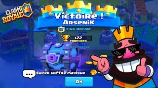 Clash Royale  On PROVOQUE la CHANCE O  Super Coffre Magique [upl. by Iives]