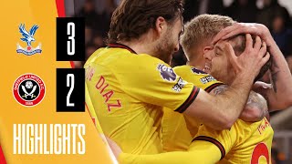 Brereton Diaz McAtee amp Eze Goals  Crystal Palace 32 Sheffield United  Premier League highlights [upl. by Quintin]