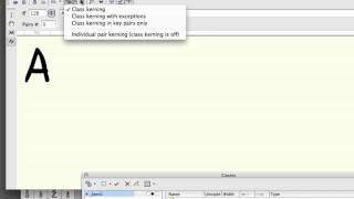 FontLab  Kerning Classes HD [upl. by Gordon]