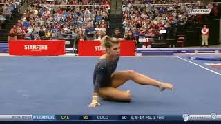 Pauline Tratz Floor UCLA  Stanford 2019 9850 [upl. by Cutter]