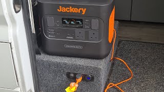 HOW I CHARGE JACKERY 2000 PRO IN MY VAN [upl. by Yeldarb]