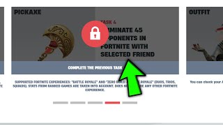 Eliminate 45 opponents in Fortnite with selected Friend  Fortnite Refer a Friend Quest [upl. by Ashling]