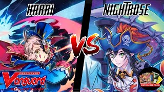 Harri VS Nightrose  Cardfight Vanguard Premium Gameplay [upl. by Ahsoyem413]