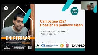 Infosessie Dossier Welzijnszorg 2021 [upl. by Avahc]