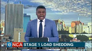 Eskom implements stage 1 load shedding [upl. by Hara]