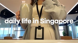 Life of an Office Worker in Singapore  final week before a long break realistic daily life vlog [upl. by Hayman657]