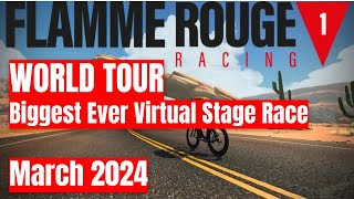 Flamme Rouge Racing  Virtual Cyclings Biggest Grand Tour  Course Reveal 2024 [upl. by Clere]