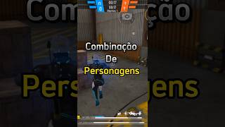 COMBINAÇÃO DE PERSONAGENS APELÃO NO FREE FIRE [upl. by Nihsfa]