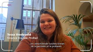 Het begin van Tessa bij het finance traineeship van ProRail [upl. by Htidirrem]