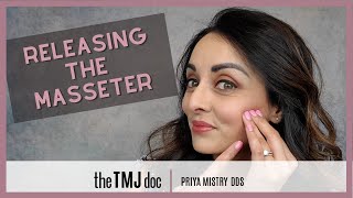 Releasing the Masseter  Priya Mistry DDS the TMJ doc tmj tmjexercises jawpopping [upl. by Roderich328]