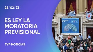 Diputados aprobó la moratoria previsional que permite que 800 mil personas se jubilen [upl. by Notrab]