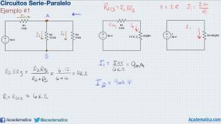 Circuitos SerieParalelo ❖ Ejemplo 1 [upl. by Yaras]