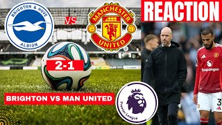 Brighton vs Manchester United 21 Live Stream Premier League Football EPL Match Score Highlights Utd [upl. by Michael]